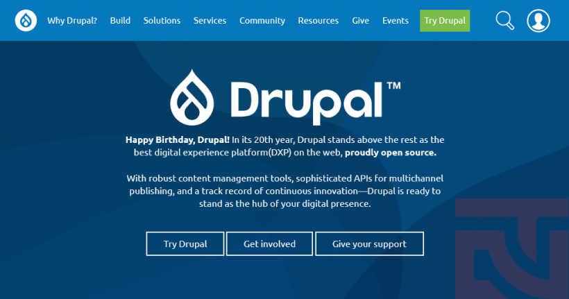 Drupal cũng là một sự lựa chọn cho nhiều Dev