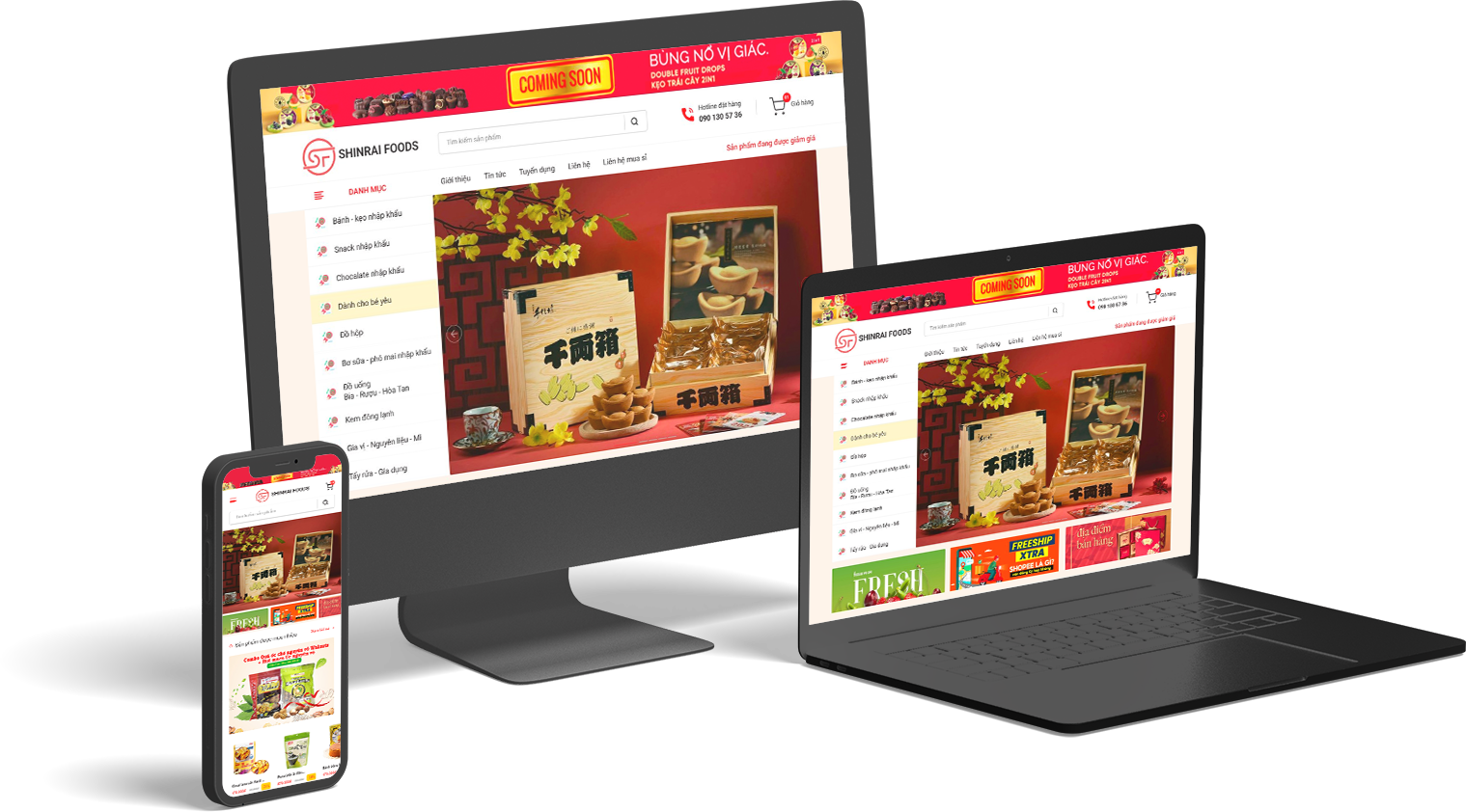 THIET KE WEBSITE BAN HANG
