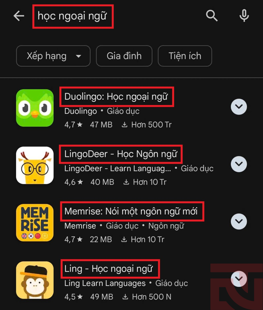SEO App trên CHPlay SEO App trên CHPlay