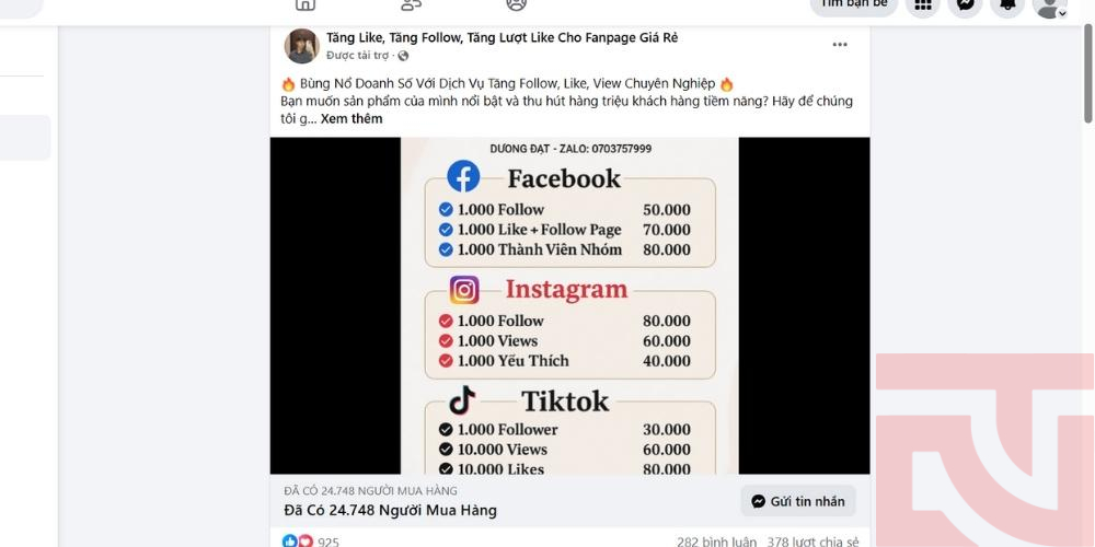 cách tăng 1000 lượt theo dõi trên facebook miễn phí
