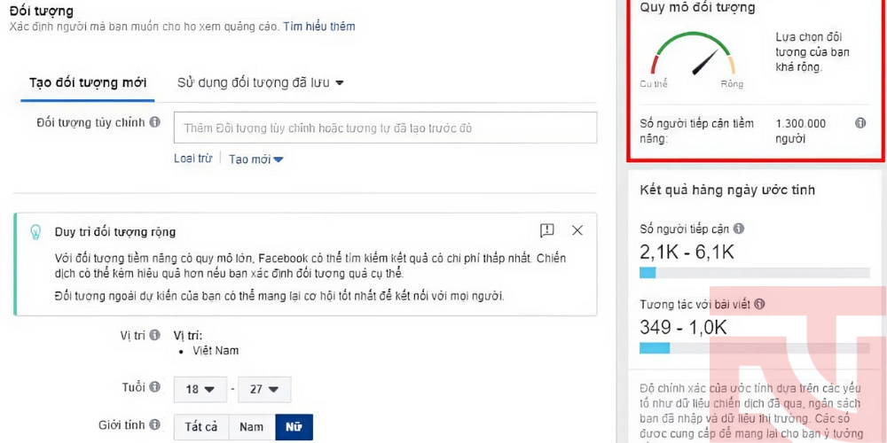 chi phí quảng cáo trên facebook