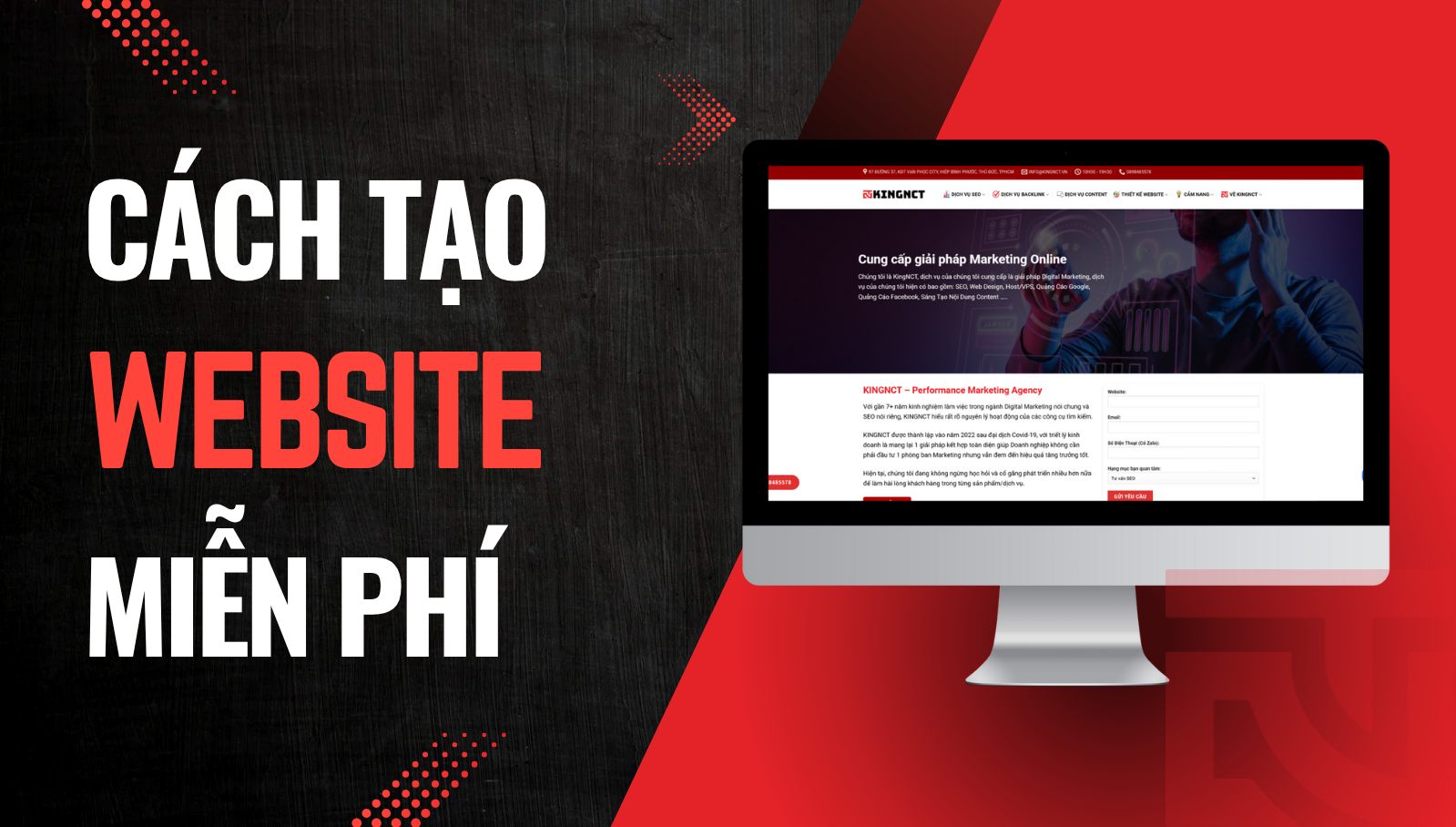 cách tạo website