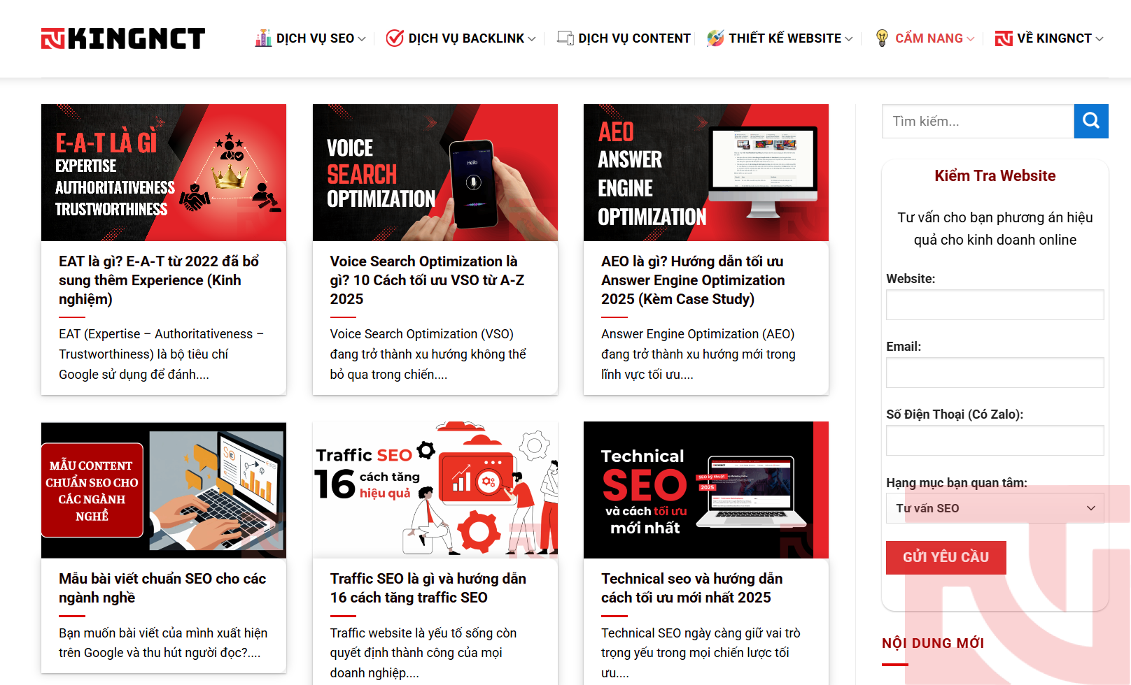 cách tạo website