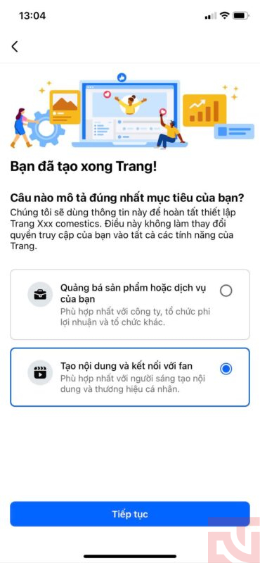 Cách tạo fanpage Facebook