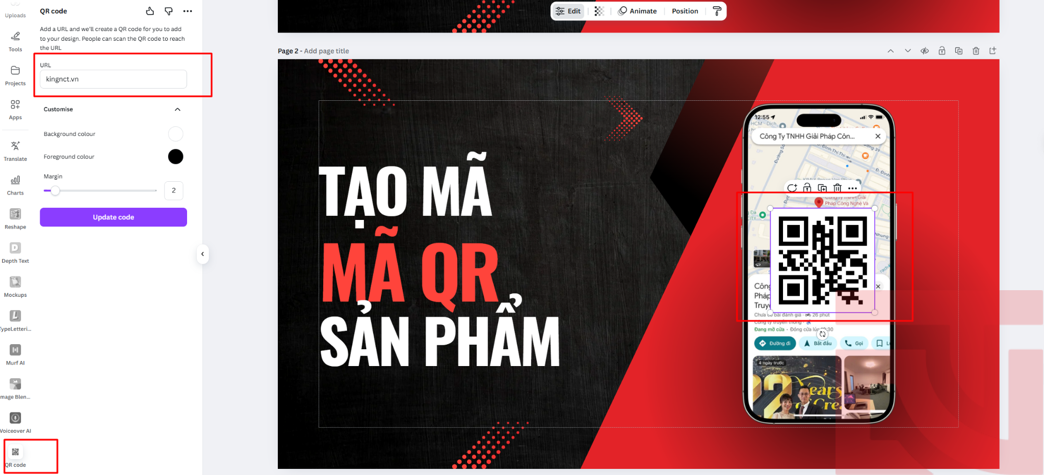 Cách tạo mã QR cho sản phẩm Cách tạo mã QR cho sản phẩm
