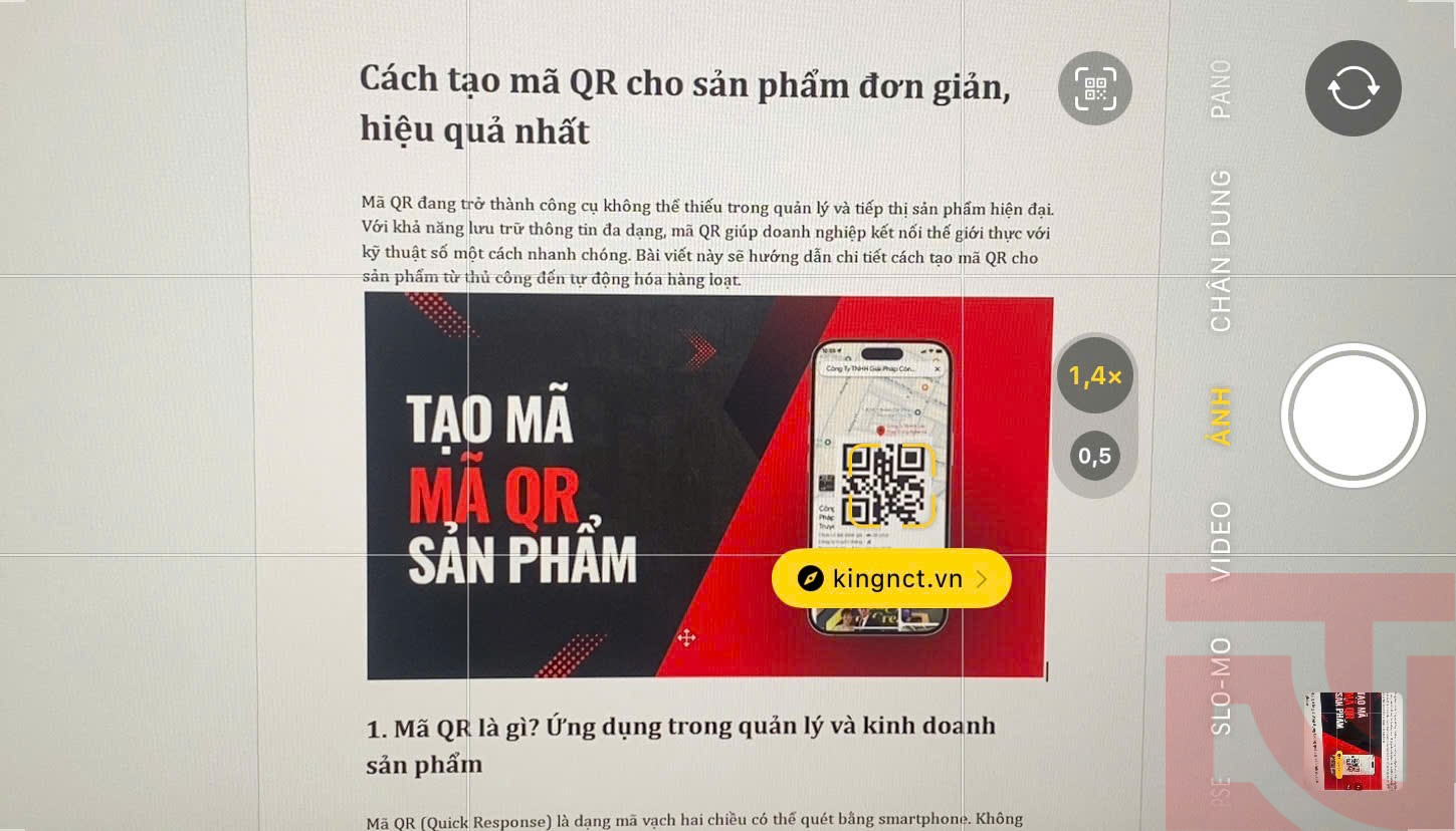 Cách tạo mã QR cho sản phẩm Cách tạo mã QR cho sản phẩm