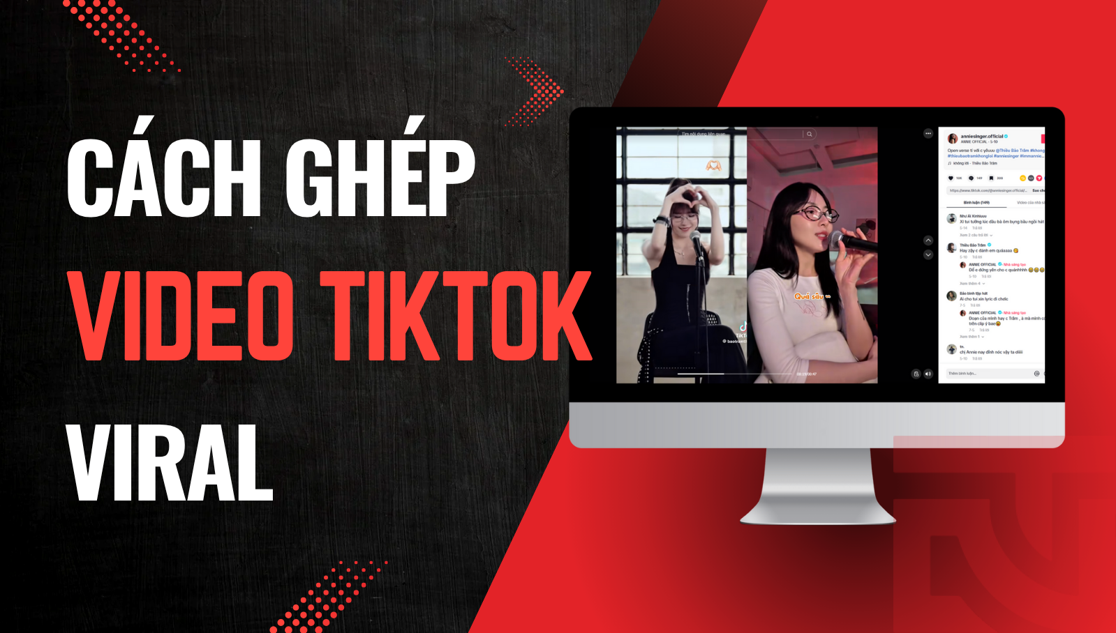 cách quay TikTok ghép video
