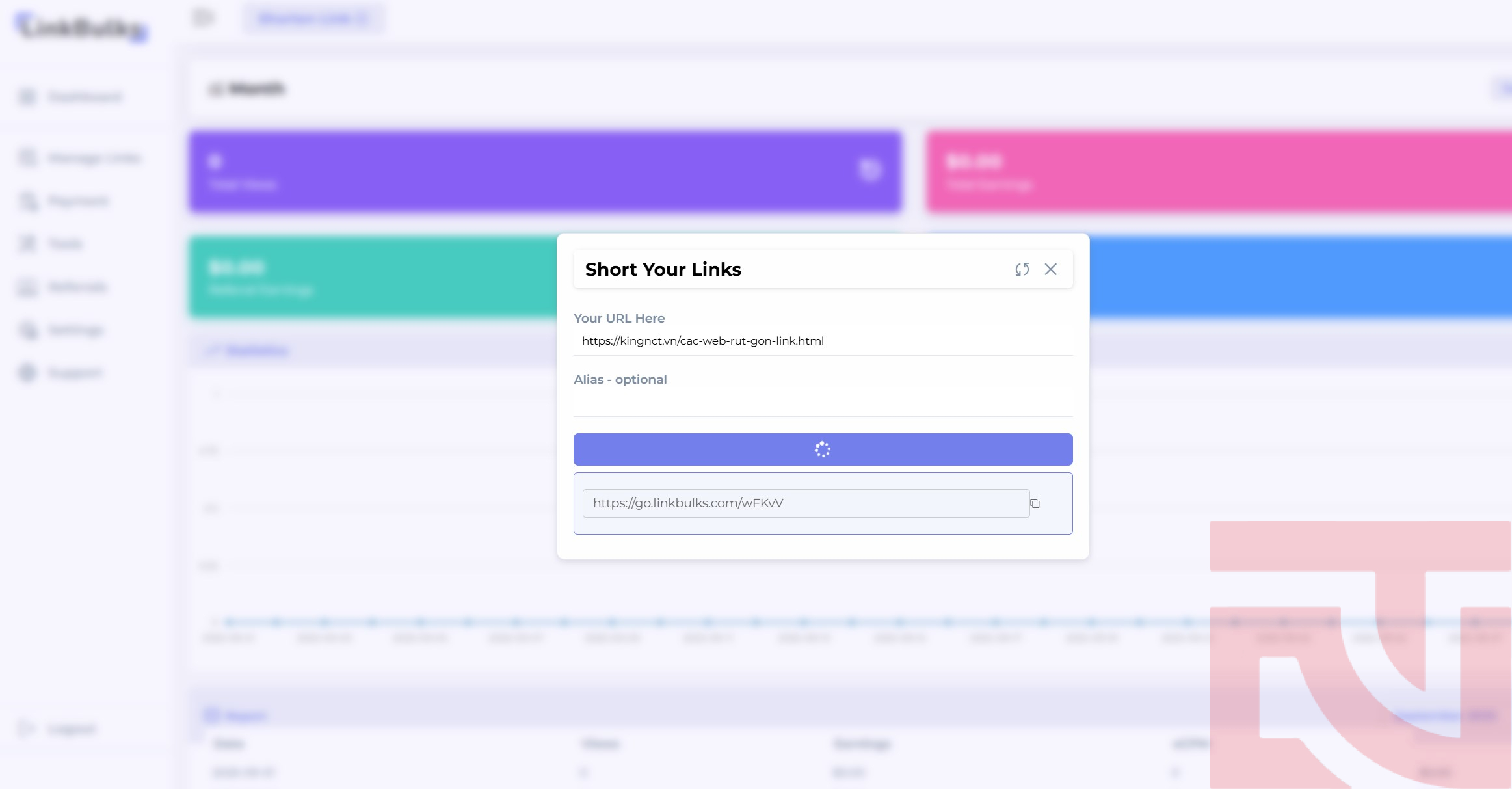 các web rút gọn link