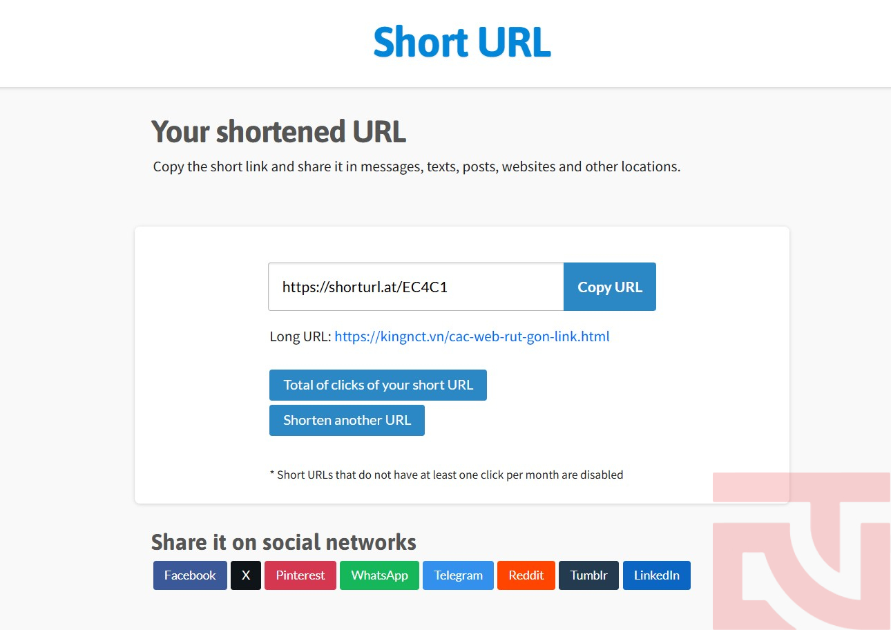 các web rút gọn link