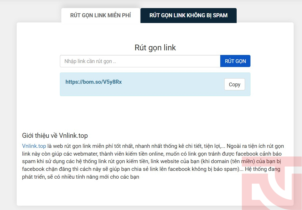 các web rút gọn link